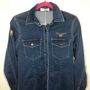 Glamorous Long Sleeve, Denim dress